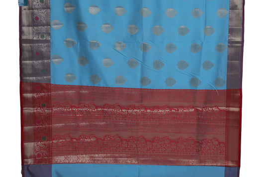 Azure Butta Katan Silk Saree