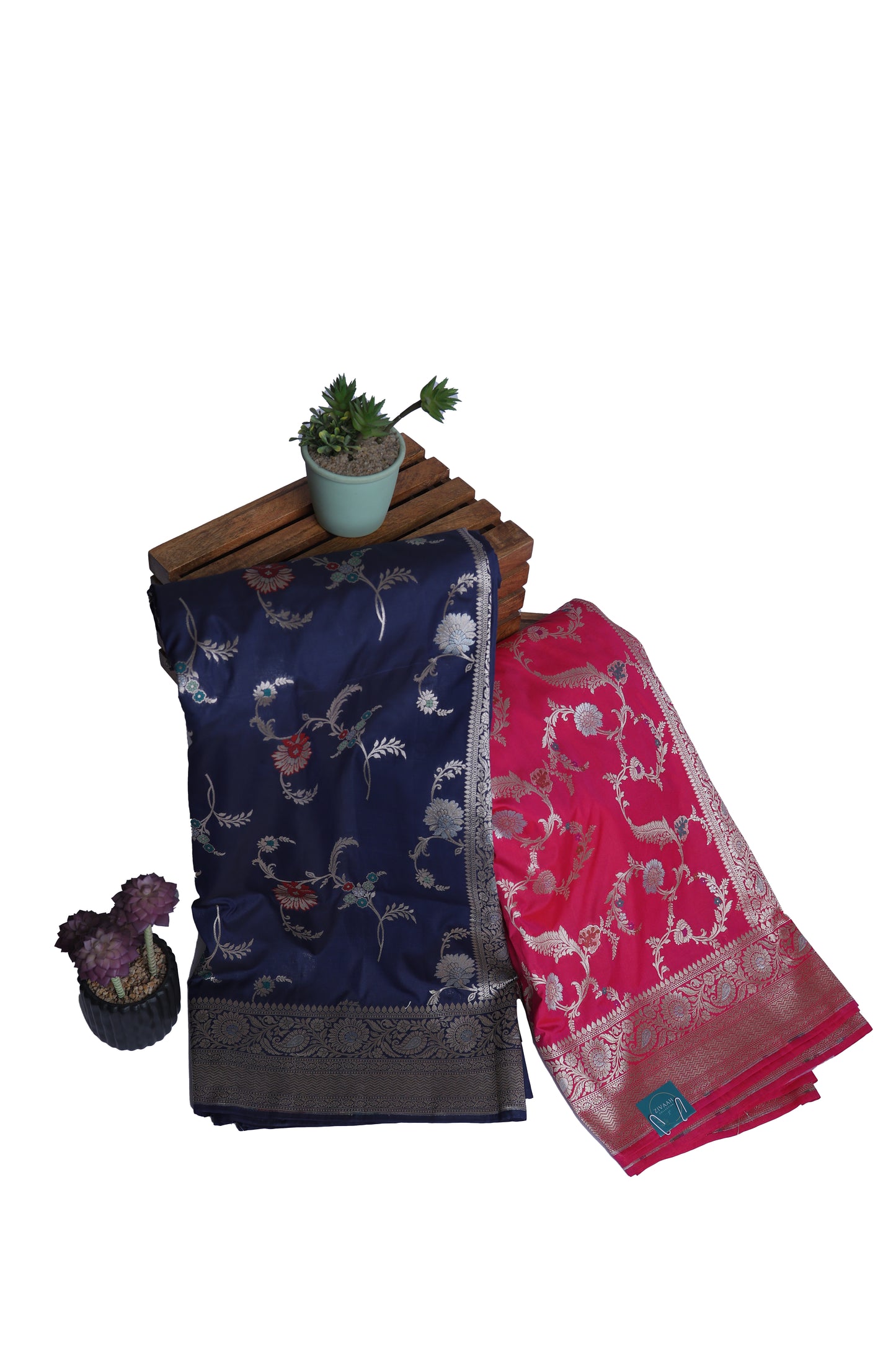 Neel Kamal - Pure Banarasi Katan Silk Saree