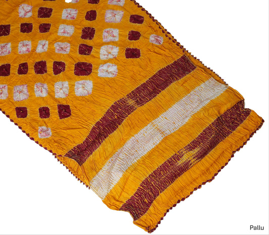 Modal SIlk Bandhni Saree