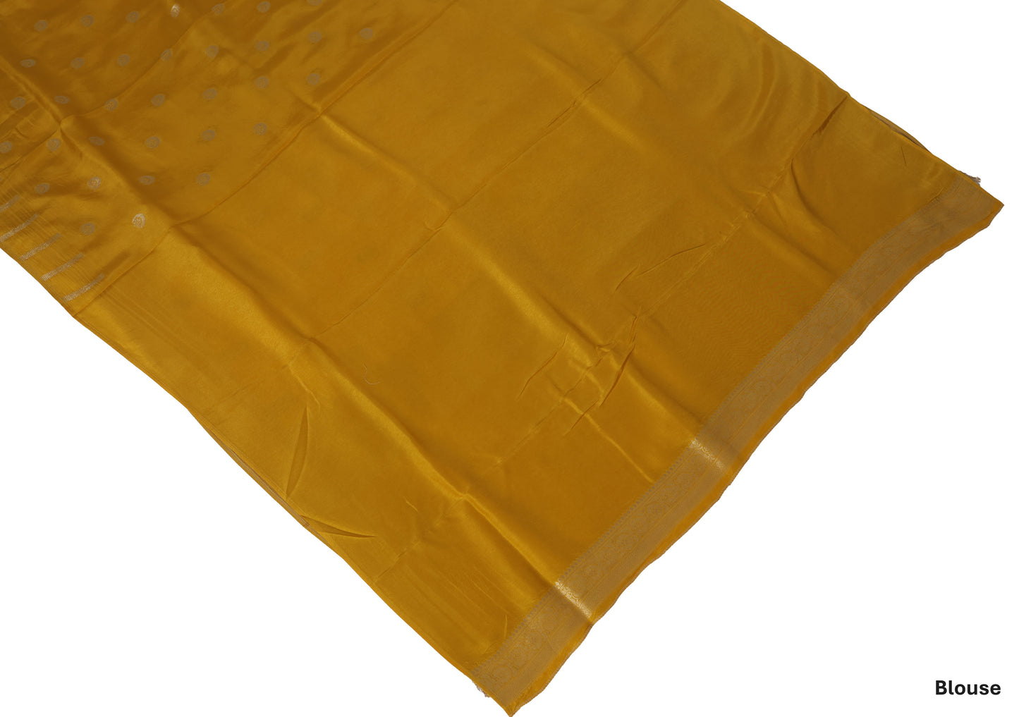 Chandbutti Haldi Crepe Silk Saree