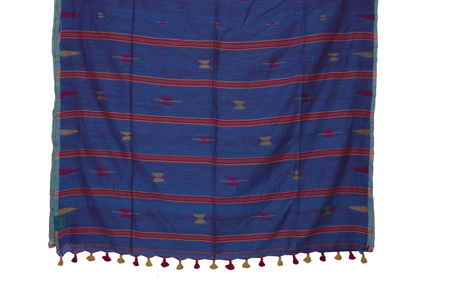 Blue Cotton Saree