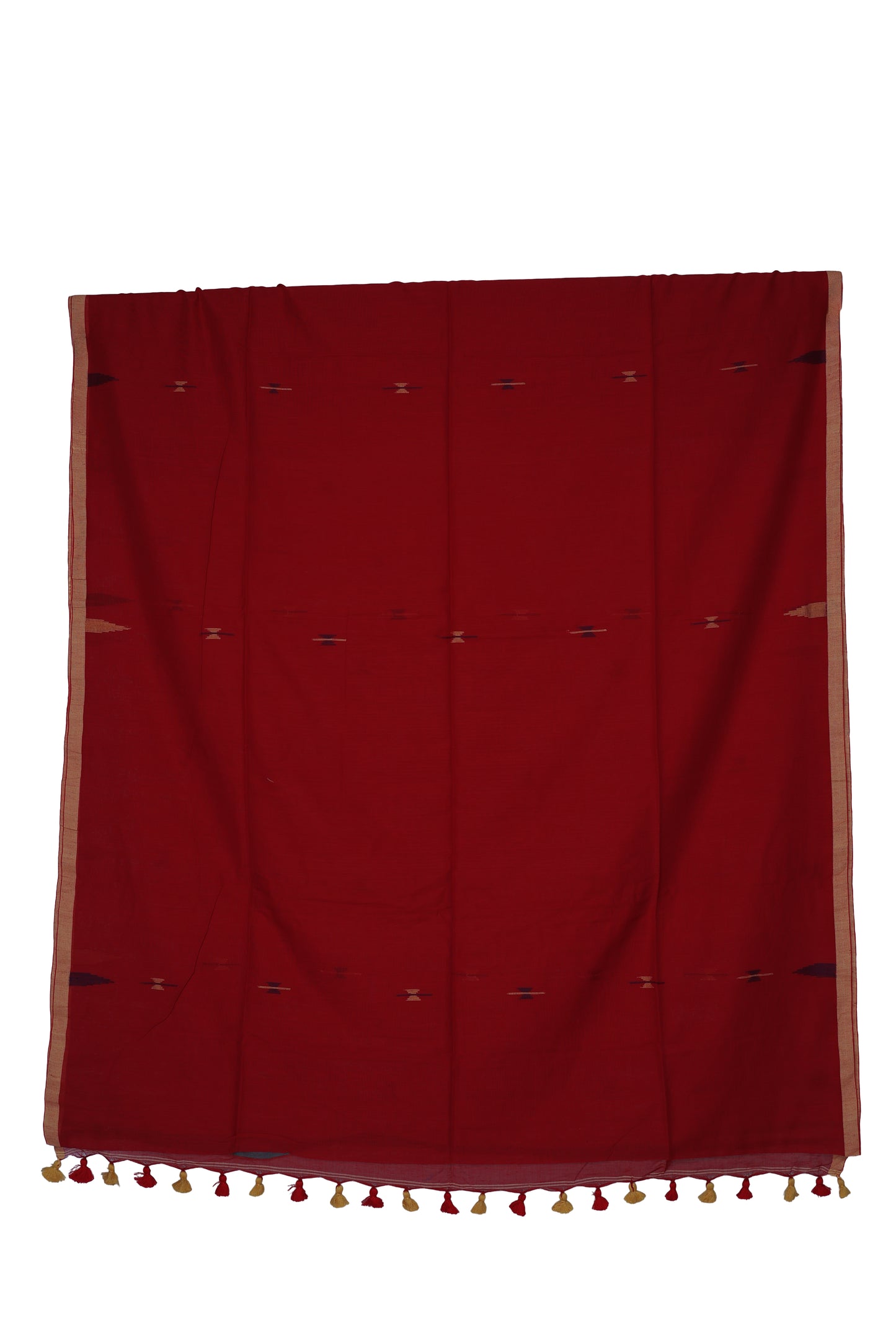 Red Handloom Cotton Saree