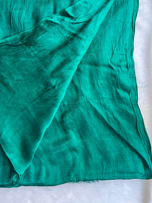 Plain Modal Silk Saree with Lagdi Patta – Soft Elegance