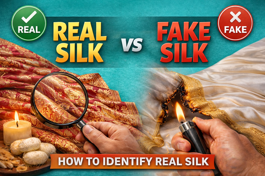 Pure Silk Saree v/s Fake Silk Saree