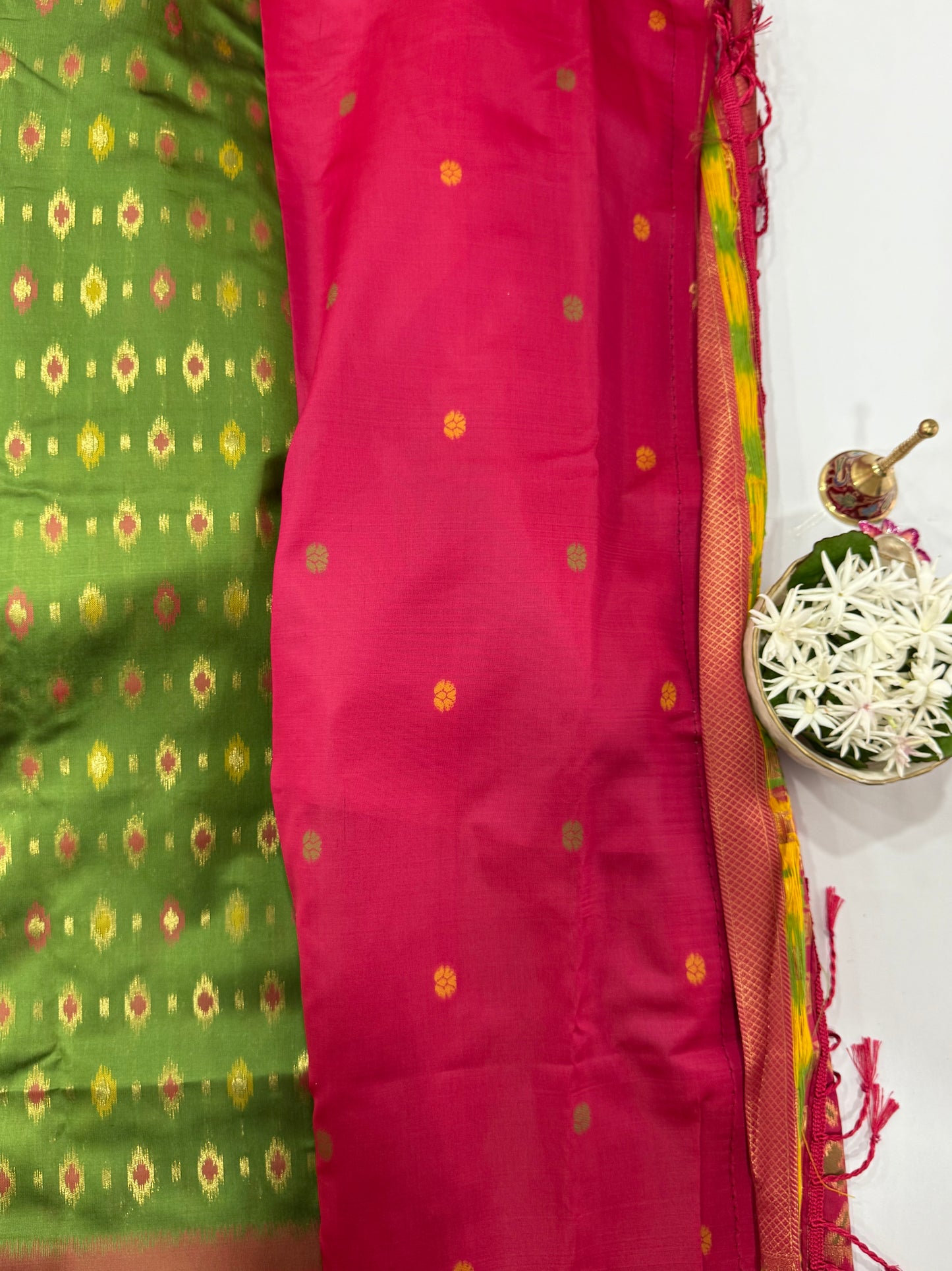 Semi Patola Silk Saree