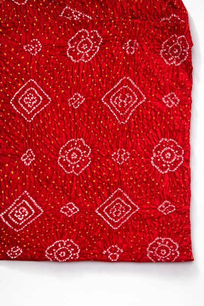 Laal Ishq - Pure Gaji Silk Bandhani Saree