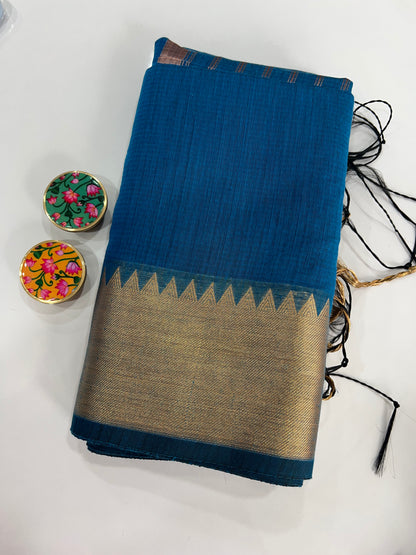 Plain Semi Silk Saree