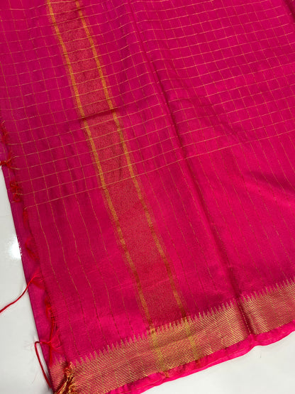 Mangalgiri Semi Silk Saree