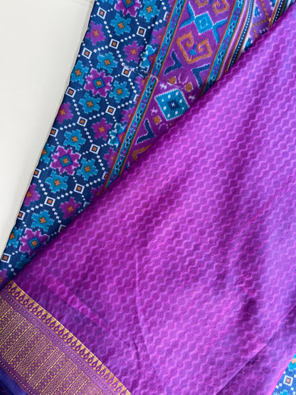 Semi Patola Saree