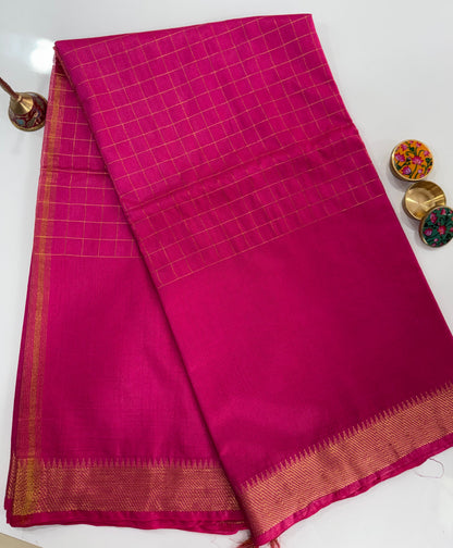Mangalgiri Semi Silk Saree