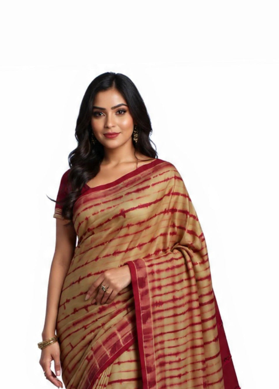 Mridula Tarang - Tie and Dye Modal Silk Saree