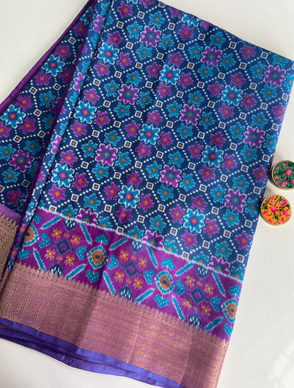 Semi Patola Saree