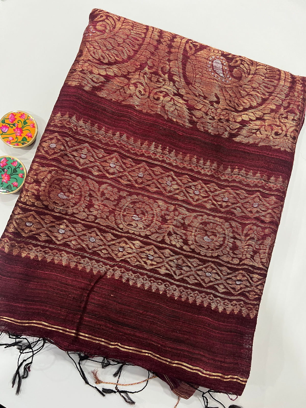Pure Matka Silk Banarasi Saree