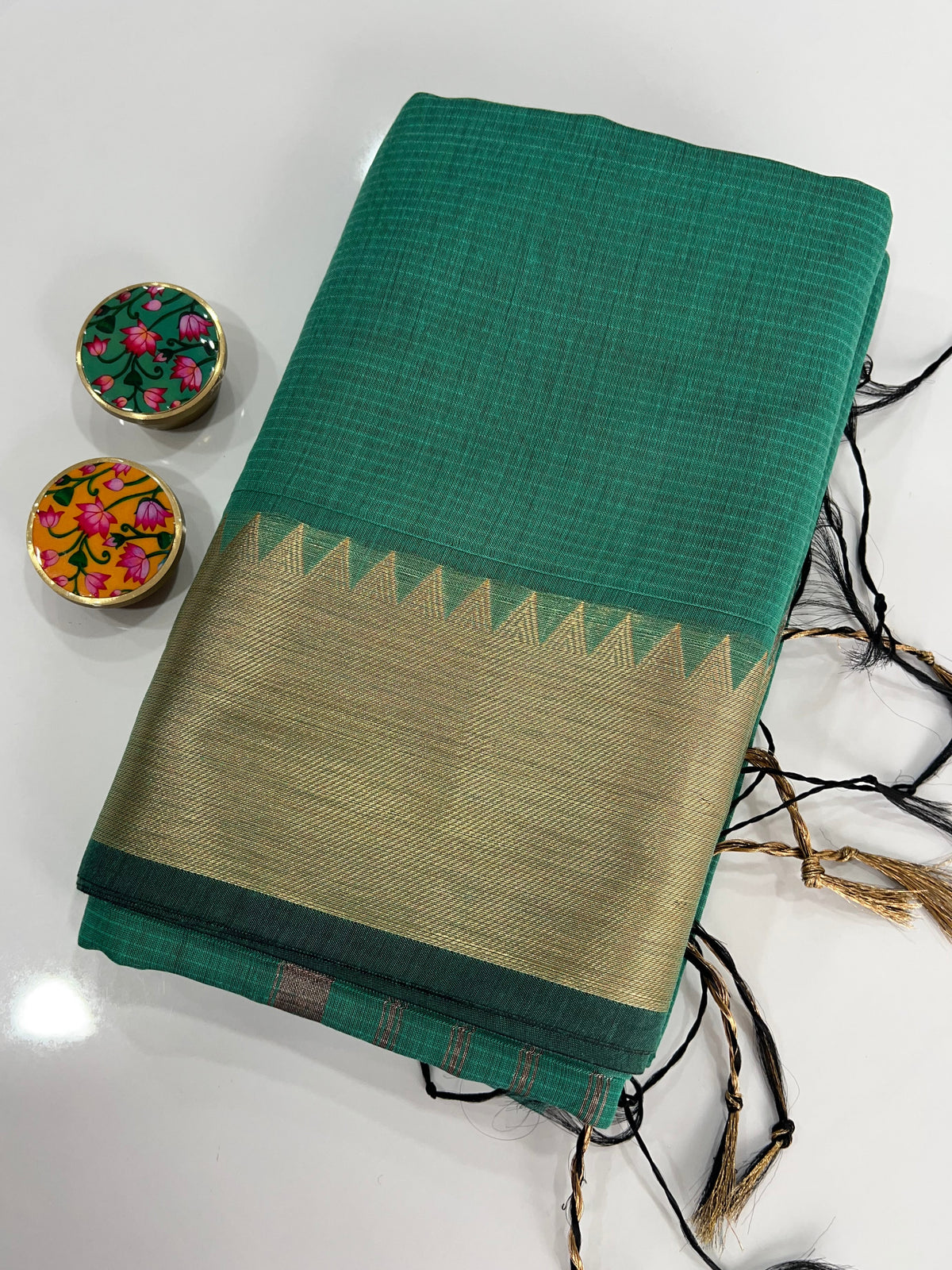Plain Semi Silk Saree