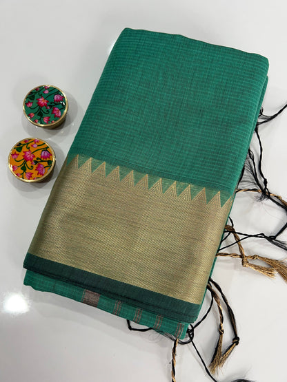 Plain Semi Silk Saree