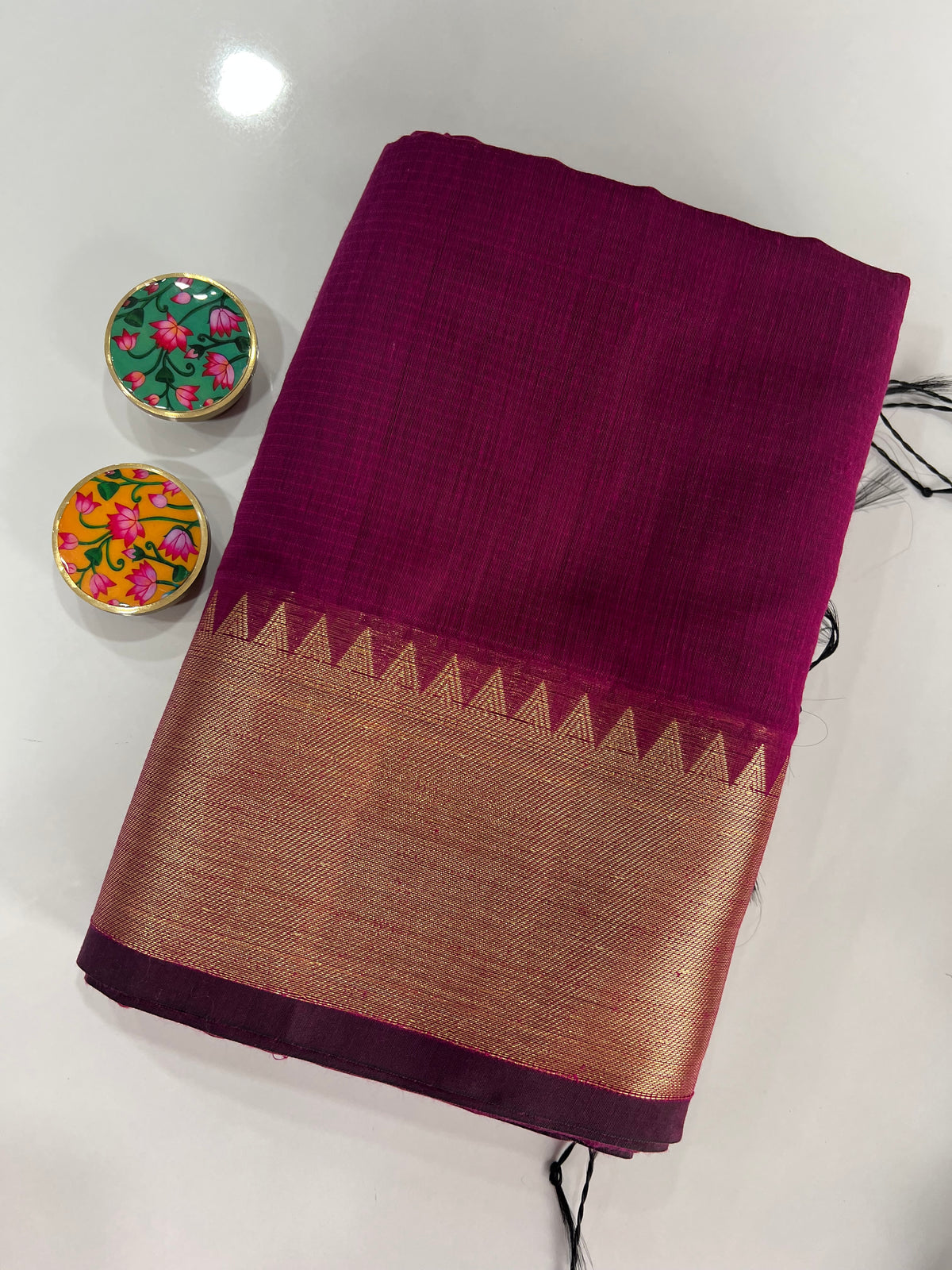 Plain Semi Silk Saree
