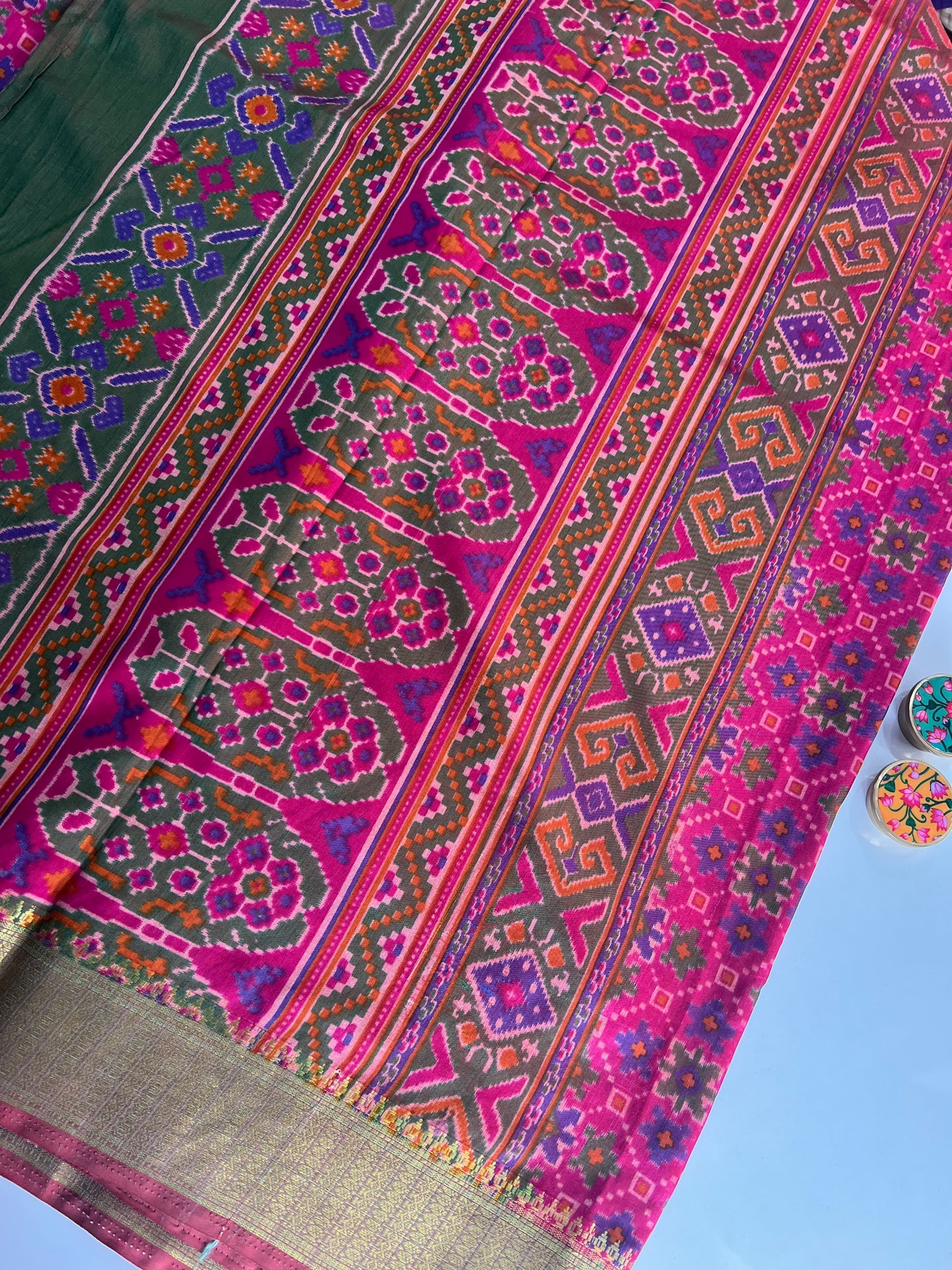 Semi Patola Saree