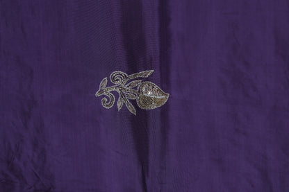 Zari-E-Zehra – Purple Glory in Handcrafted Zardosi