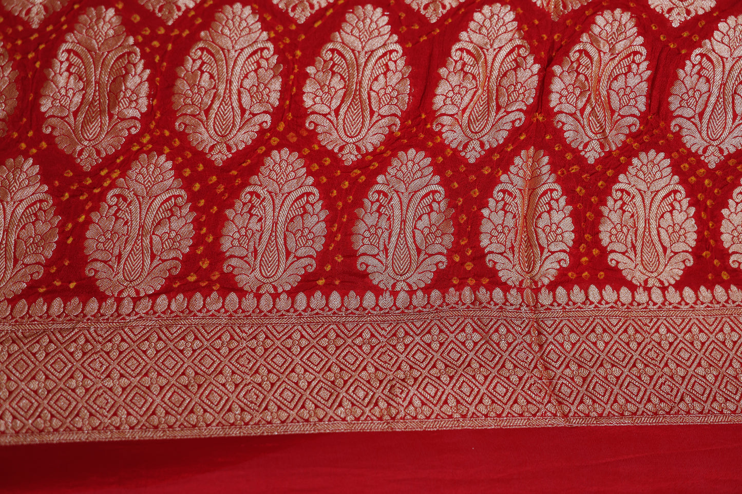 Rajsi Bandhan - Banarasi Bandhni Saree
