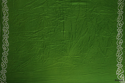 Manohari Panna - Pure Gaji Silk Bandhni Saree