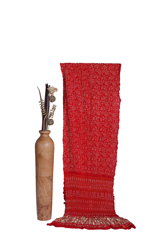 Anuragini - Pure Gaji Silk Bandhani Saree