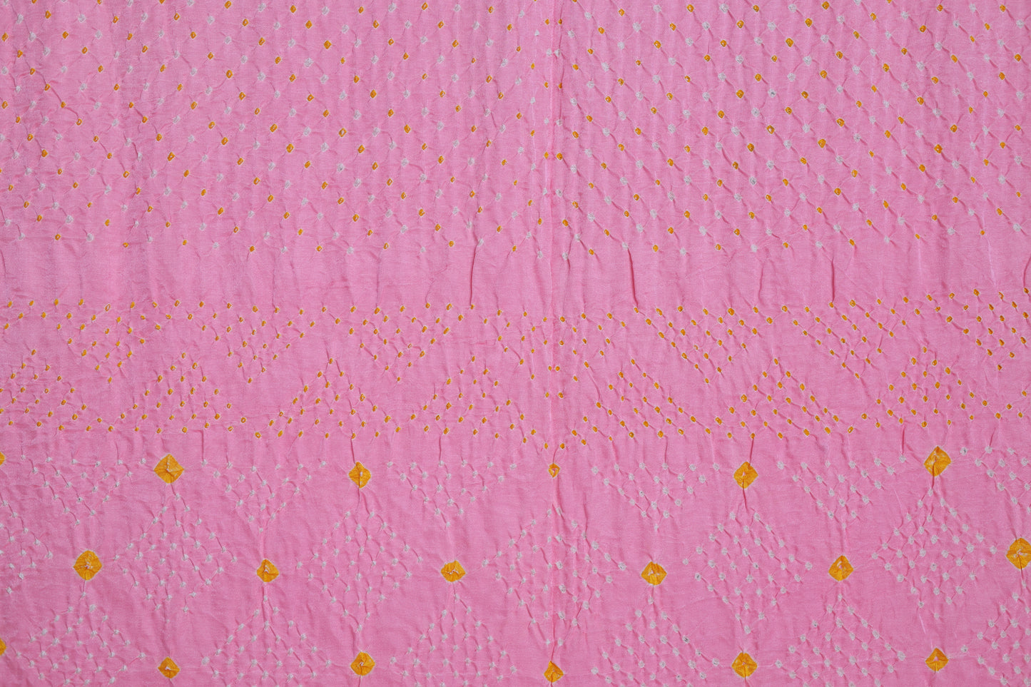 Pastel Pink - Pure Gaji Silk Bandhni Saree