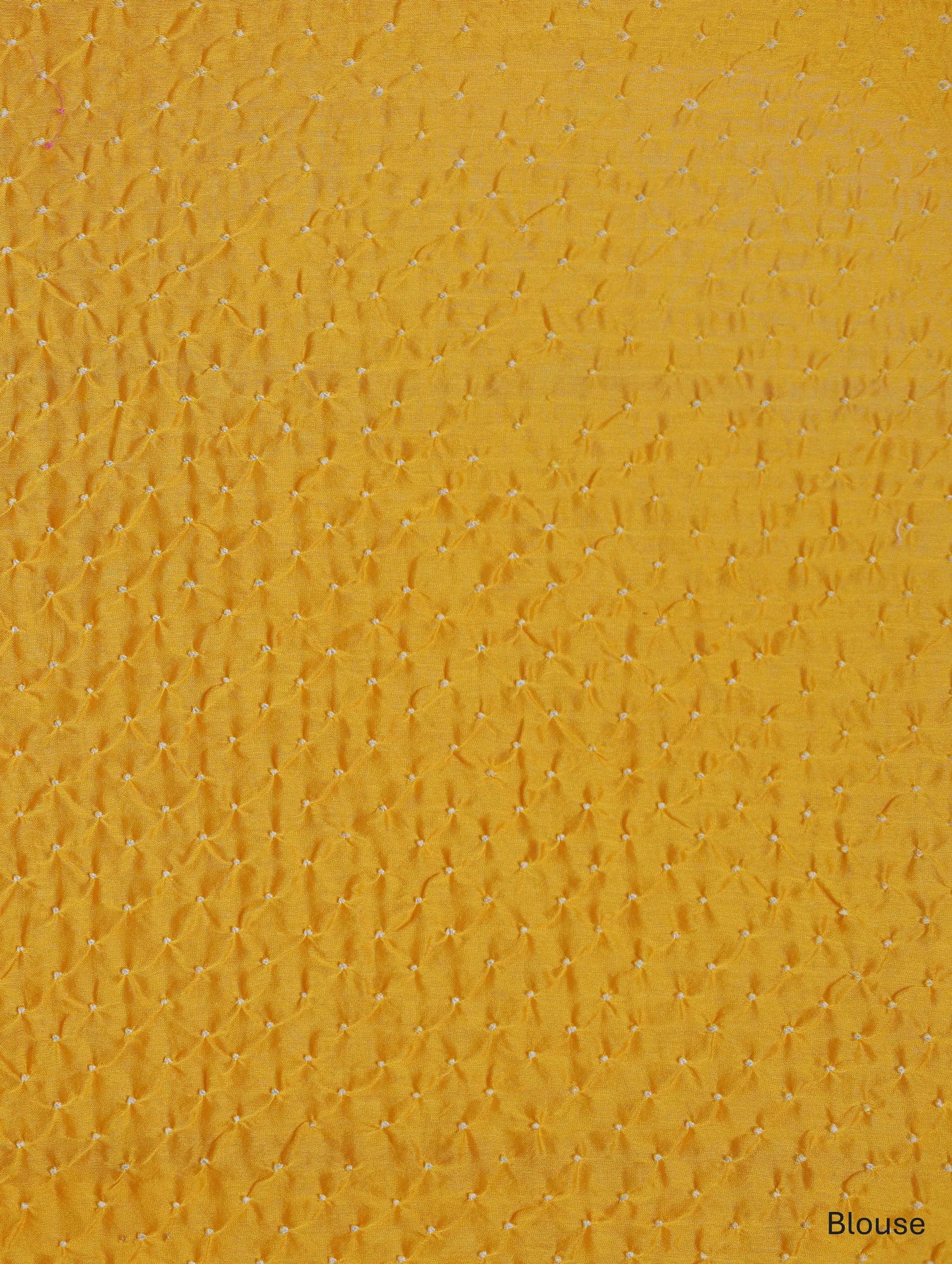 Chanderi Silk Bandhni Saree