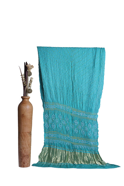 Pure Gaji Silk Bandhni