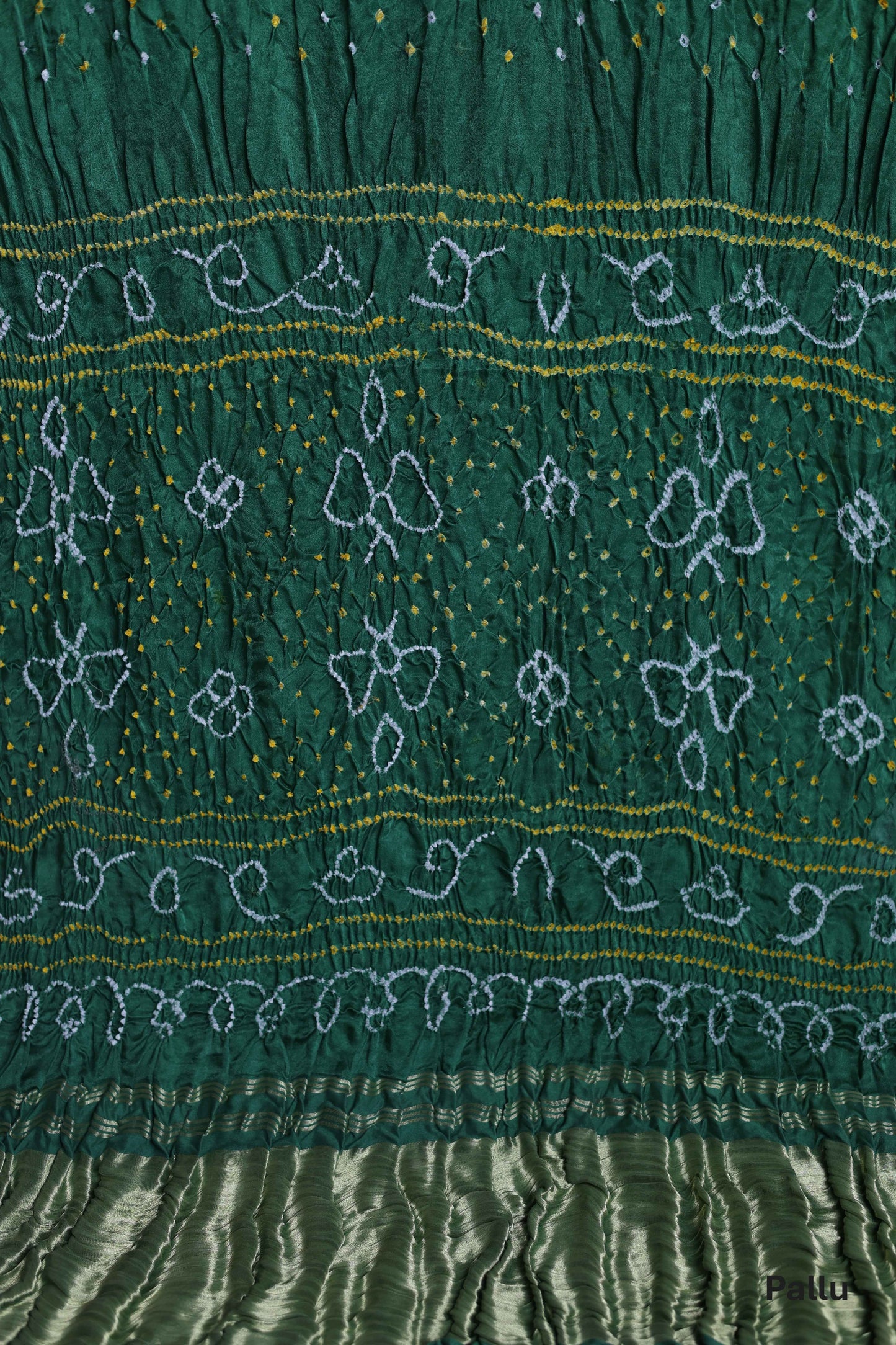 Pure Gaji Silk Bandhni