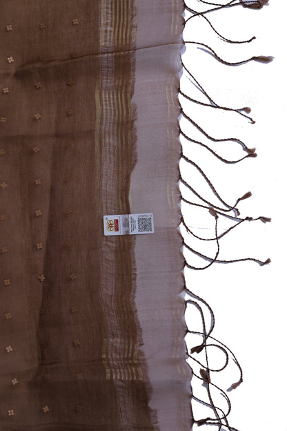 Pure Muslin Silk Sequin  Saree