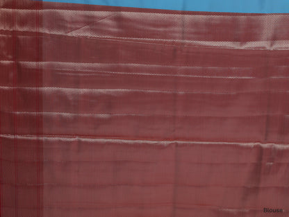 Azure Butta Katan Silk Saree