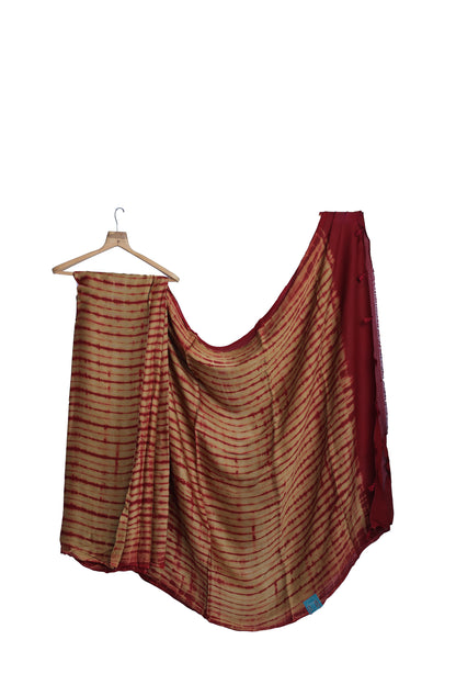 Mridula Tarang - Tie and Dye Modal Silk Saree