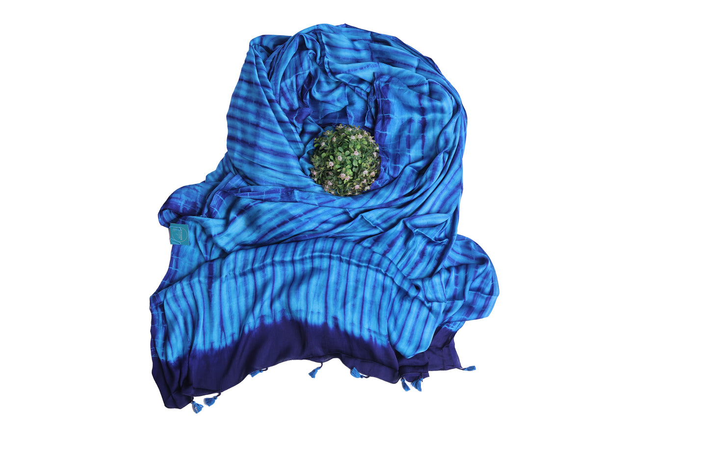 Neel Tarang - Tie and Dye Modal Silk Saree