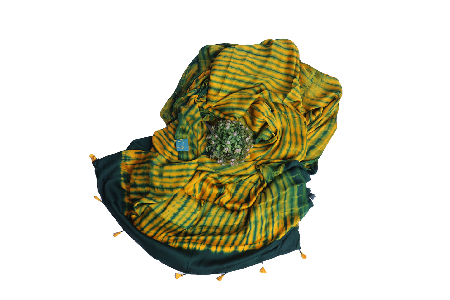 Sunehri Tarang - Tie and Dye Modal Silk Saree