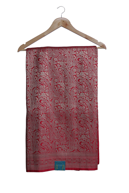 Laal Noor - Brocade Banarasi Katan Silk Saree