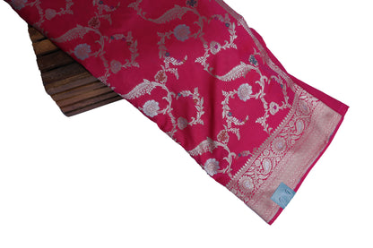 Gulab Phool - Pure Banarasi Katan Silk Saree