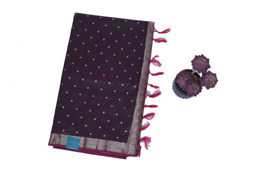 Mocha Royale Katan Silk Saree