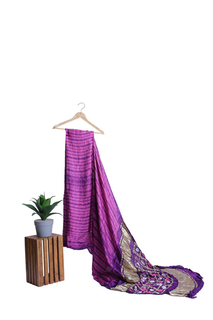 Tie and Dye Modal Silk Saree