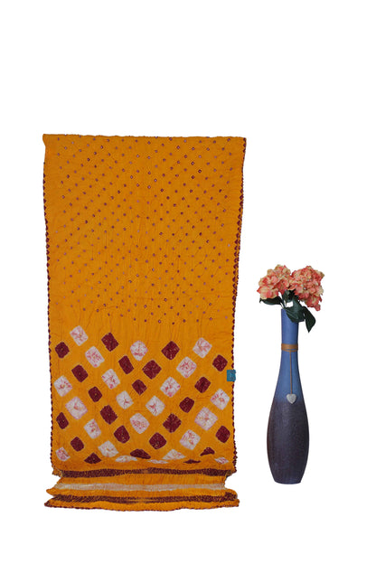 Modal SIlk Bandhni Saree