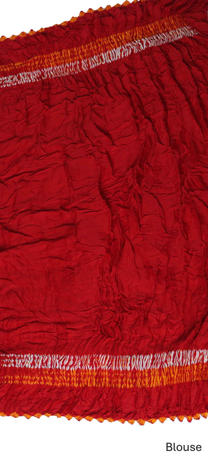 Modal Silk Bandhni Saree