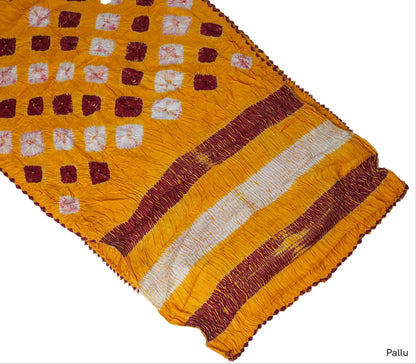 Modal SIlk Bandhni Saree