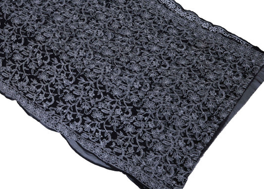 Pure Georgette Chikankari Saree