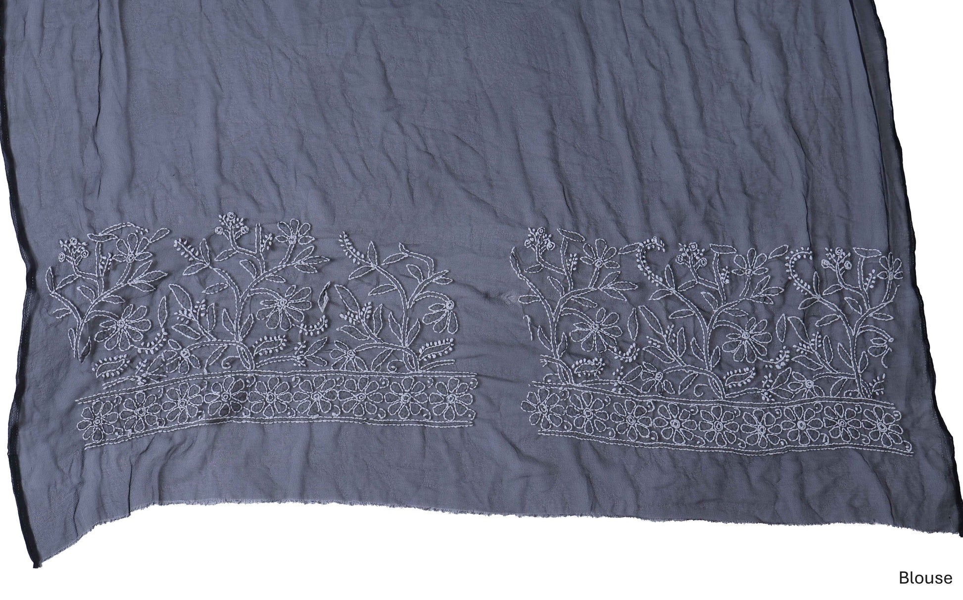 Pure Georgette Chikankari Saree