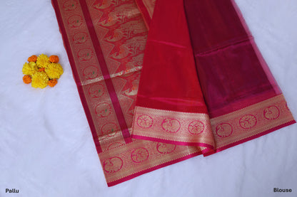 Nilam Zari Pure Silk Handloom Saree