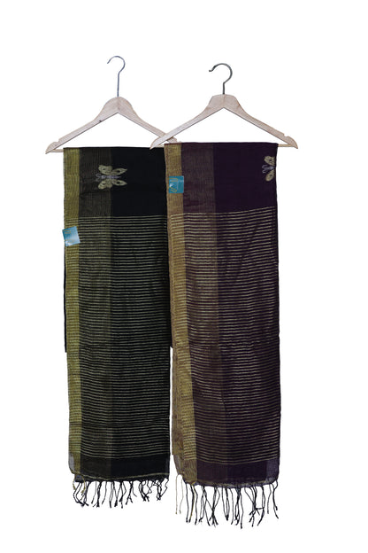 Handloom Pure Linen Saree