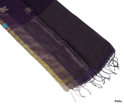 Handloom Pure Linen Saree