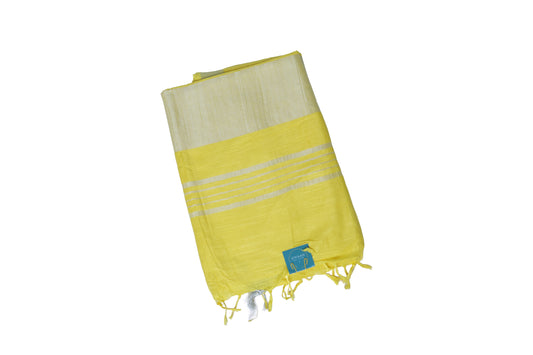 Plain Linen Saree