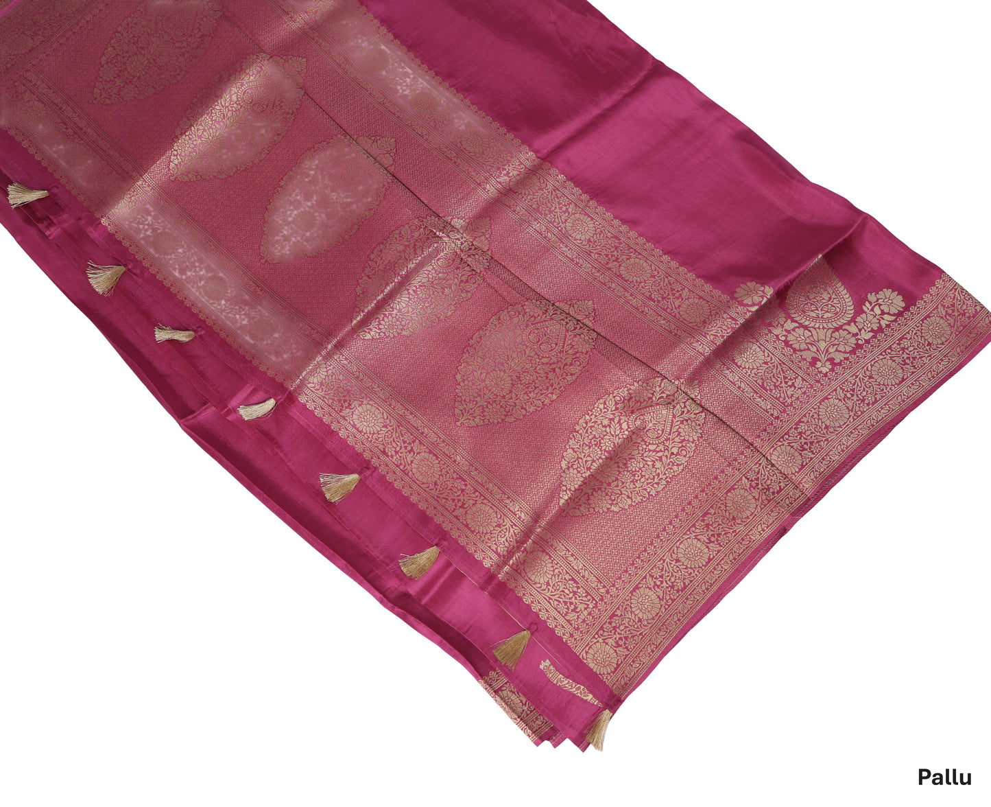 Gulaab sheen Crepe Silk Saree
