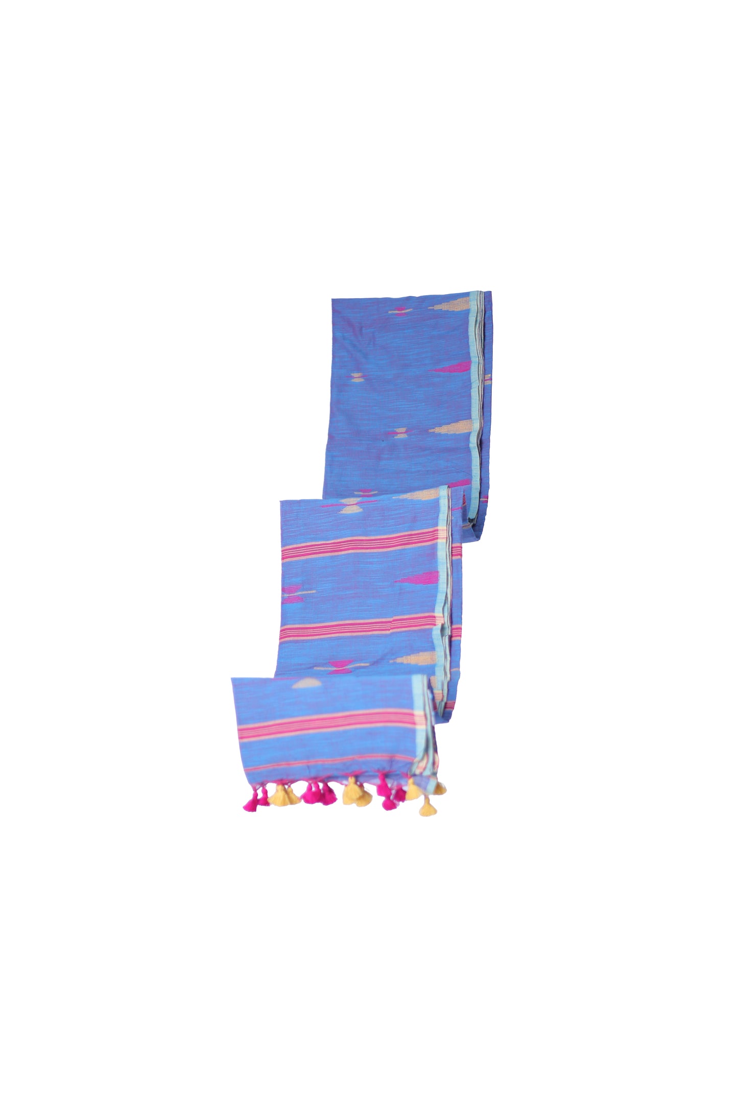 Blue Cotton Saree