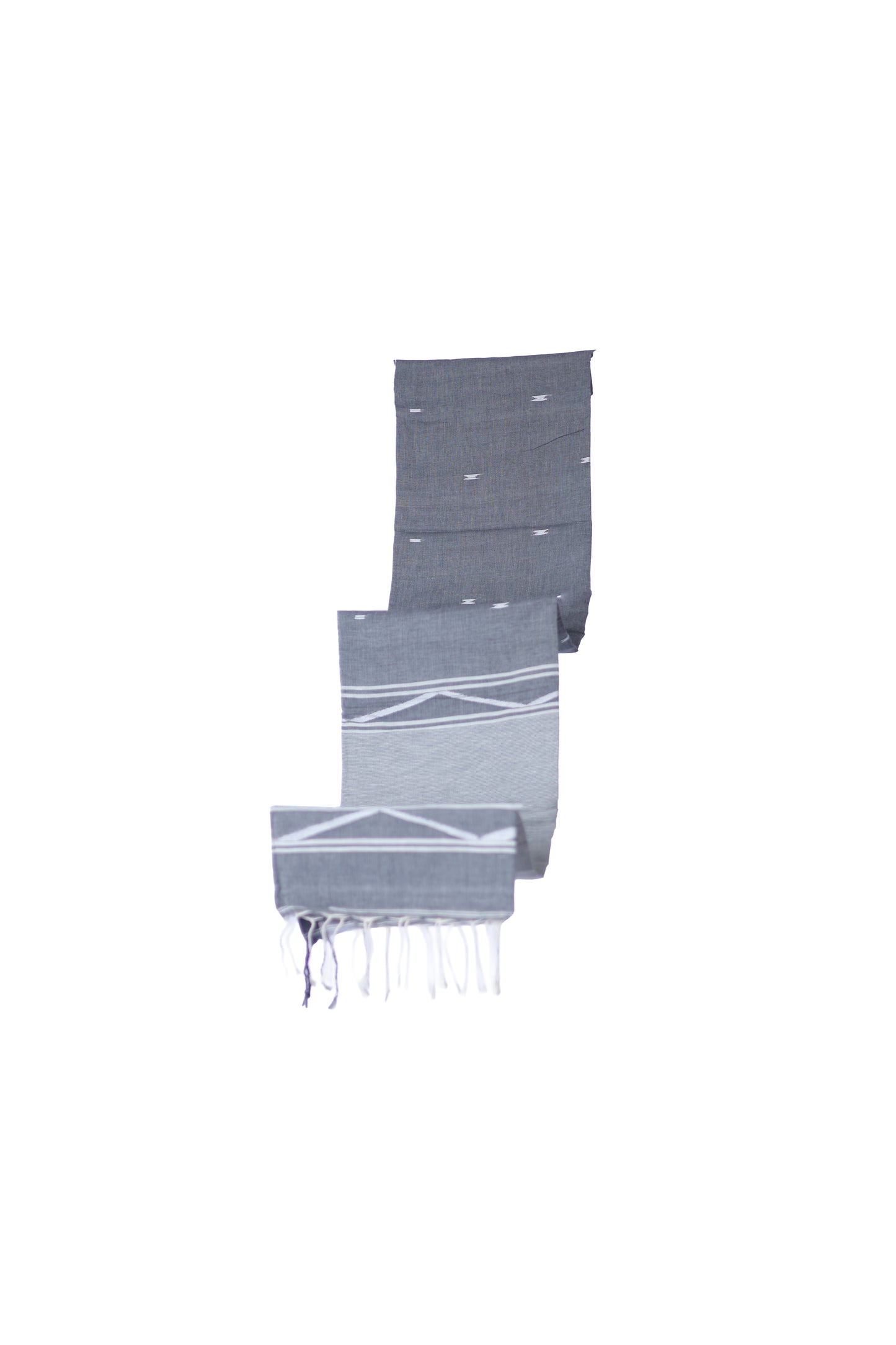 Ash Grey Pure Cotton Handloom Saree